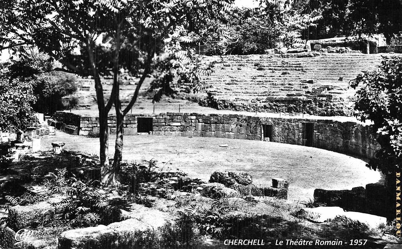 Cherchell - Theatre Romain - 1957.jpg
